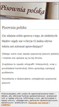 Mobile Screenshot of pisownia.miniserwis.pl